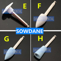 Zestaw do polerowania zębów dentystycznych zestaw do polerowania porcelany polerowanej do rękojeści o niskiej prędkości kątnica do wybielania zębów 4